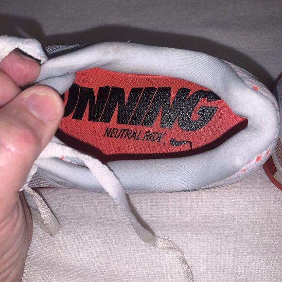 Nike Air Max 2014 Pure Platinum/Total Orange Women’s Sz: 7.5 #621078-006 - Picture 15 of 16